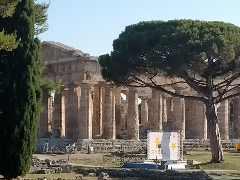 PAESTUM. LE PARC ARCHEOLOGIQUE. Il y a Pompéi. Herculanum. Paestum est moins connu, mais peut-être plus instructif. <br><small>Aout 2023</small> 